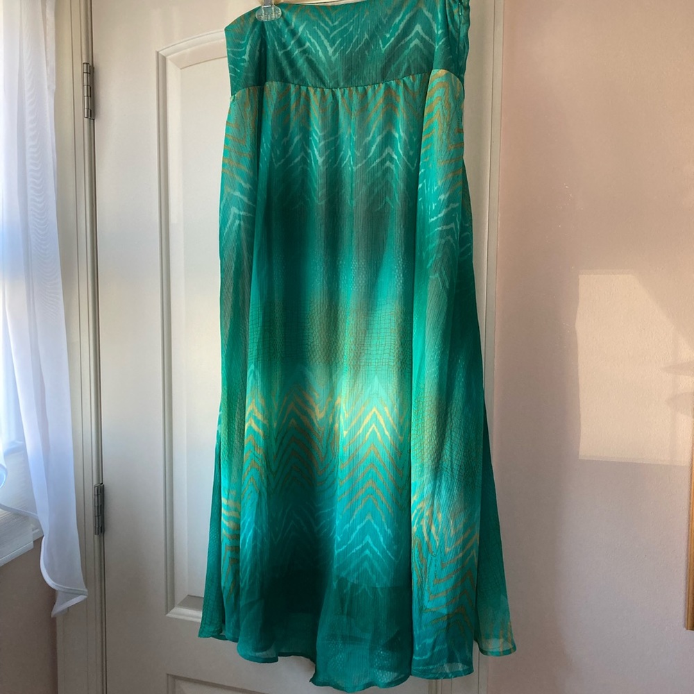 Skirt, long, flown
